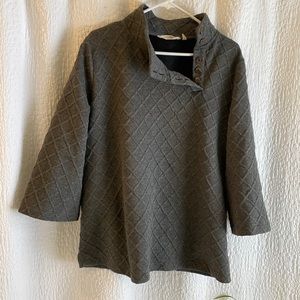 Soft surroundings xl quilted jacket/shirt